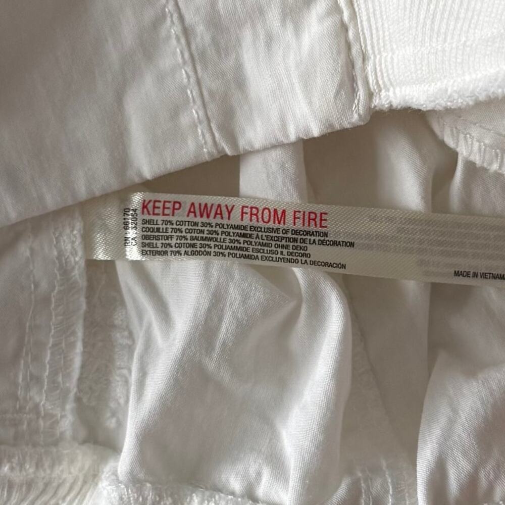 Free People FP Movement Mesmerize Me Solid Pants in White Women's Size M - Picture 5 of 7
